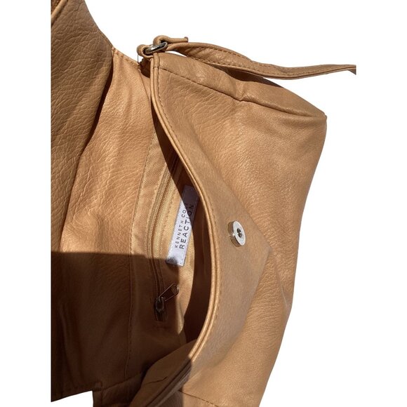 Kenneth Cole Reaction Beige Crossbody Bag With Zipper Pocket & Adjustable Strap - Picture 6 of 6